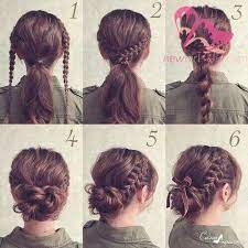 Inspiring And Easy Hairstyles For Girls To Look Cute Braided Hairstyles Updo Lazy Hairstyles Hair Styles