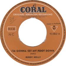 I M Gonna Set My Foot Down Baby Won T You Come Out Tonight By Buddy Holly Single Reviews Ratings Credits Song List Rate Your Music