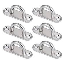 At liberty hardware, we've got a wide selection. 2 Pieces M6 Square Eye Plate Marine Hardware Staple Ring Hook Loop Stainless Steel Pad Eye