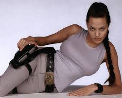 Naked Angelina Jolie in Lara Croft Tomb Raider: The Cradle of Life <  ANCENSORED