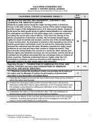 4th grade language arts worksheets. History Social Science Content Standards Content Standards Ca