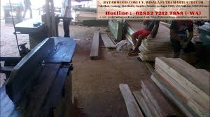 Teak flooring production, parquet flooring, outdoor products, exterior. Pabrik Kayu Batam Tukang Kayu 62852 7212 7888 Cv Wisaga Putra Martua Batam