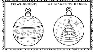 Bolas De Navidad Colorear