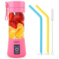 Tenswall Portable Personal Size Blender Shakes And Smoothies Mini Jucier Cup Usb Rechargeabl Pink Amazon Com Au Kitchen