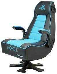 This floor chair features a curved base that allows for gentle rocking. Xrocker Infiniti Playstation Design Gaming Chair Bei Expert Kaufen Sonstiges Playstation Zubehor Sony Playstation Gaming Freizeit Expert De