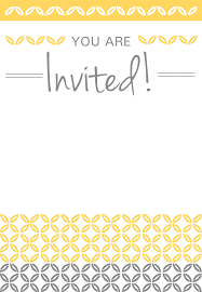 Birthday Invitation Card Template Png Yellow Ornaments Free Printable Party Invitation Template Greetings Isla Free Printable Party Invitations Party Invitations Printable Party Invite Template