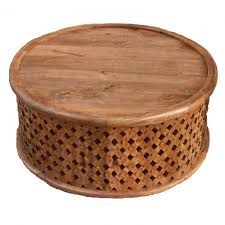 For many modern homes, coffee tables are the focal point of the living room. Bristol Carved Round Coffee Table Honey 95cm