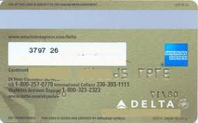 Benefits of the american express platinum card you'll earn rewards on spending, but what makes this a truly premium card is its lengthy list of travel credits, perks and services. Bank Card Delta Airlines Skymiles Amex Gold American Express United States Of America Col Us Ae 0142