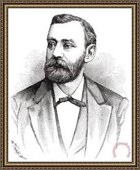 Alfred Nobel (1833-1896) Framed Paintings for Sale