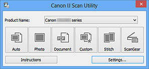 Canon Pixma Handbucher Mg5500 Series Starten Von Ij Scan Utility
