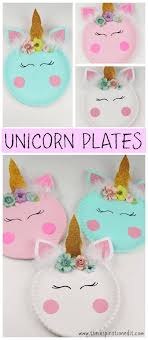 Birthday Party Craft Ideas For 9 Year Olds Paper Plate Crafts Easy Unicorn Craft Idea The Inspiration Edit Birthday Party Crafts Unicorn Paper Plates Unicorn Crafts