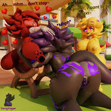 🔞💜DarcyDecepticon💜🔞 on X: Look at this expression on Fexas face, she  gets maximum pleasure, Chiku wants it too, later she will get it😈💜 Darcy  by me Original models by: @CryptiaCurves fnia r34 