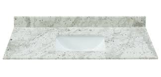 This elegant bathroom vanity top features a 1.3 thick granite preinstalled with a white undermount cupc certified oval ceramic sink. Tile Top Granite 43 Single Bathroom Vanity Top Reviews Wayfair