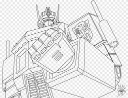 Gambar transformer untuk diwarnai mewarnai bumblebee robot transformer. Sketsa Menggambar Optimus Prime Megatron Melukis Sudut Monokrom Png Pngegg