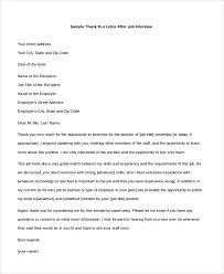 The sample thank you letter after second interview template has space for the user to add details of the interviewer, his personal details, and other target audience for the sample thank you letter after interview. Free 8 Sample Thank You Letters After Interview In Ms Word Pdf