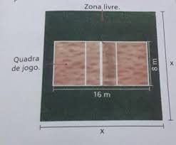 Ela é depois dividida a meio no linhas da quadra. 3 Leia O Problema A Seguir No Volei De Praia A Area De Jogo E Composta Pela Quadra De Jogo E Brainly Com Br