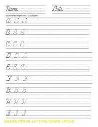 These cursive practice sheets are perfect for teaching kids to form cursive letters, extra practice for kids who have messy handwriting, handwriting learning centers, practicing difficult letters. Excelent Handwriting Practice Cursive Robertdee