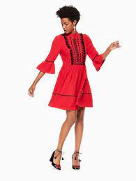 Pom Embroidered Mini Dress By Kate Spade New York Women Clothes Sale Clothes For Women Day To Night Dresses