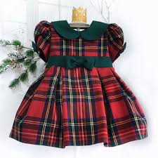 Kids Baby Girls Dress Red Plaid Clothes 0 4t In 2020 Girl Outfits Baby Girl Christmas Dresses Classic Christmas Dress