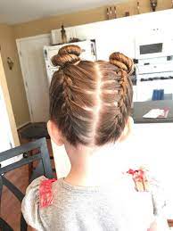 Toddler Hair Upside Down French Braids With Buns Toddler Hair Upside Down French Braid French Braid Hairstyles