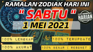 Hari yang membawa kemujuran adalah hari senin. Ramalan Zodiak Hari Ini Sabtu 1 Mei 2021 Lengkap Dan Akurat Youtube