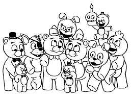 Based on the bestselling horror video game series five nights at freddy's, this coloring book is packed full of terrifyingly wonderful scenes for fnaf fans to color in and enjoy.from chica and foxy to freddy himself, this five nights at freddy's. Fnaf Coloring Pages Coloring Home