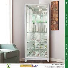 We did not find results for: 680601 Howard Miller Silver Finish Mirrored Corner Curio Cabinet