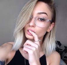 Showing all images tagged blonde hair and glasses. Blonde Glasses And Short Hair Image 3508100 On Favim Com