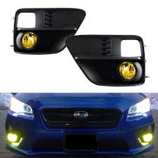Ijdmtoy Jdm Yellow Fog Lights Foglamp Kit With H11 Bulbs Wiring On Off Switch For 2015 2016 Subaru Wrx Walmart Com Walmart Com