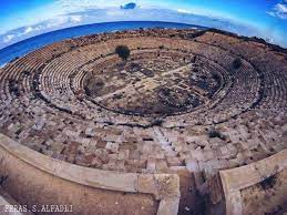 شبيه الكولوسيوم الروماني في لبدة roman colosseum look a like in lubda roman colosseum city photo city