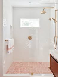 Pour des carreaux de dimension. Comment Decorer Une Salle De Bain Rose Poudre Joli Place