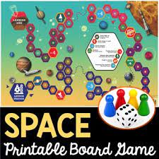 To make a complete game: Space Board Games And Cards Differentiated Card Sets Included Tpt