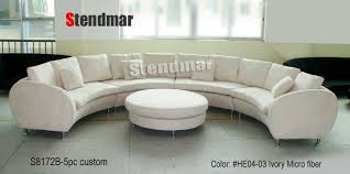 Modern Round Sofa 188 W Fabric Modern Round Sectional Sofa S8172b Round Sofa Spacious Sofa Curved Couch