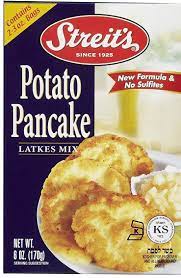 Add in the eggs, garlic, cornstarch, salt, pepper, cheddar cheese, monterey jack, and breadcrumbs and mix. Amazon Com Streit S Potato Pancake Mix Kosher For Passover 6 Oz 2 Pk Grocery Gourmet Food