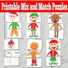 House full of hand made the christmas season is here and with it comes all the planning, shopping, wrapping, baki. Printable Christmas Puzzles Busy Bag Itsybitsyfun Com