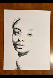 Stippling Timelapse Drawing Process