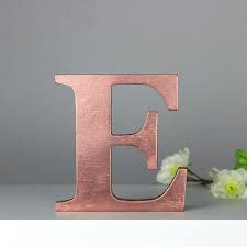Rose Gold Letter Centerpiece Letters Freestanding Letter Rose Gold Decoration Wedding Centerpiece Pa Rose Gold Decor Free Standing Letters Decorative Letters