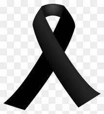 Britain has now entered eight days of national mourning following the duke of edniburgh's death, meaning flags will be lowered to half mast, tv presenters will wear black and no. Death Black Mourning Ribbon Free Transparent Png Clipart Images Download