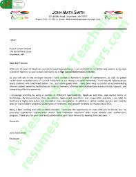 A teacher is a best and most respected job in the world. Math Teacher Cover Letter Sample