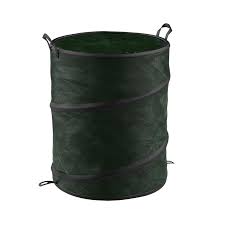 Wakeman Outdoors 44 Gal Green Collapsible Camping Trash Can With Lid Hw4700047 The Home Depot Trash Can Trash Bins Wakeman