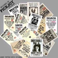 Maybe you would like to learn more about one of these? 25pcs Pack Retro Harry Potter Poster Stickers For Laptop Skateboard Suitcase Bike Helmet Diy Sticker Shopee Singapore
