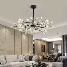Free shipping on all orders over $35. Nordic Leafy Bubbling Chandelier Lighting Acrylic 30 45 54 Bulb Living Room Ceiling Suspension Lamp In Black Gold Beautifulhalo Com