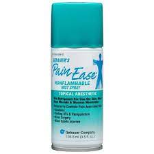 Pain ease can even be sprayed on the lips prior to injecting cosmetic fillers. Pain Ease Aerosol Mist Spray Mountainside Medical Equipment