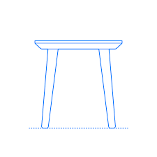 You can place them in your garden. End Tables Side Tables Dimensions Drawings Dimensions Com