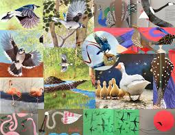 Birds Of The Same Feather Flock Together In Tagalog Birds Illustrated In Various Ways With An Emphasis On Design And Color Illustration Birds Color