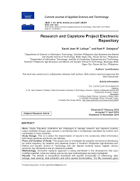 Click to see our best video content. Pdf Research And Capstone Project Electronic Repository