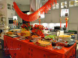 Life Home At 2102 A Chinese Birthday Party Chinese Party Decorations Chinese Birthday Chinese Party