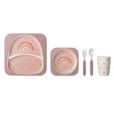 Coffret Repas Enfant Arc En Ciel Bloomingville Mini Set De Vaisselle Coffret Repas Bebe Vaisselle