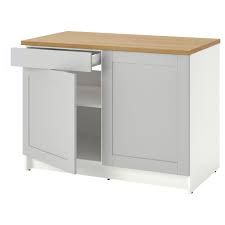 Knoxhult Base Cabinet With Doors And Drawer Gray Countertop Length 48 3 8 Ikea Cabinet Doors Base Cabinets Kichen Cabinets