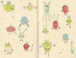 These Totally Whimsical Thumbprint Critters Are Too Cool By Ben Clanton Fingerprint Crafts Fingerprint Art Thumbprint Art